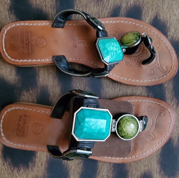 Geox Cuoio Impermeable Sandals - Picture 5 of 9